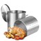 Stainless Steel Stockpot with Basket Lid and Handle for Boiling Steaming or Frying